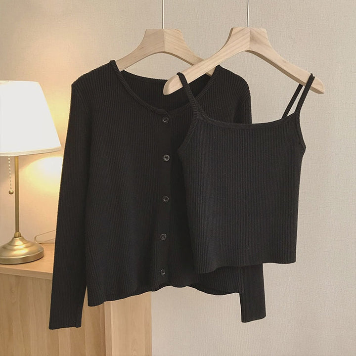 Conjunto Cardigan Slim preto