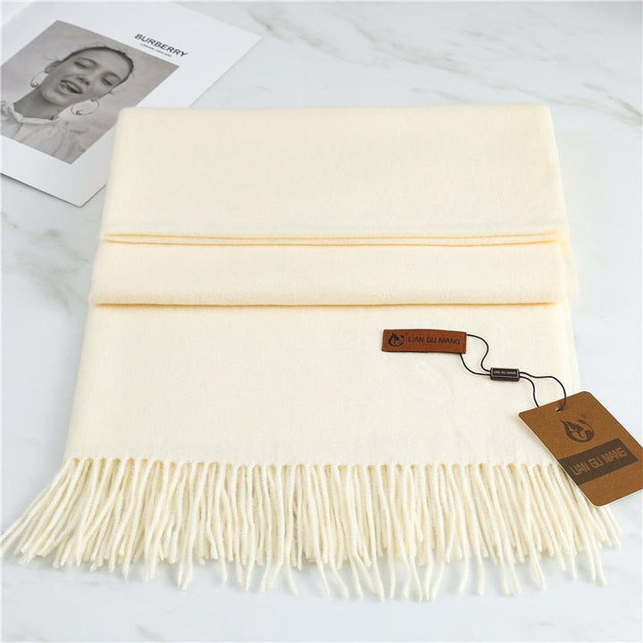 Cachecol Pashmina Off White 