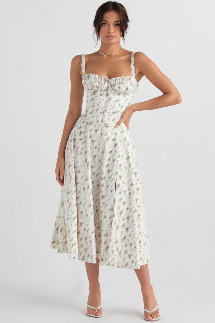 Vestido Midi Verão de Alcinha